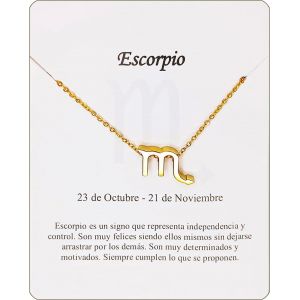 Kal-Collier Signe Du Zodiaque En Acier Inoxydable Belle Carte Signification Signe Du Zodiaque Pendentif Horoscope Pour Femme Ou Homme Cadeau Anniversaire - Neuf