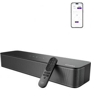 VornixorSarlshop-2.1ch Barre de Son TV Tout-en-Un, Puissance Cr&ecirc;te 132W, Caisson de Basses Int&eacute;gr&eacute;, Barre de Son PC/Jeux, App Contr&ocirc;le, 16 Pouces Haut-parleurs, BT 5.4, Opt/AUX/Montage Mural, Poseido - Neuf