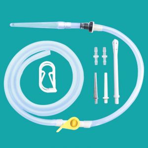 Kit De Lavement, Tuyau De Lavement En Silicone Brillant De 1,5 M, Facile &Agrave; Assembler, Pour Seau &Agrave; Lavement. Articles De Premi&egrave;re N&eacute;cessit&eacute;. - Neuf