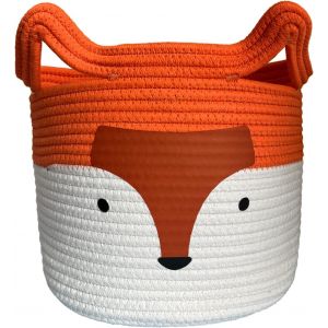 Paniers De Rangement BéBé, Coton Panier Corbeille A Linge, Boite De Rangement Jouet Enfant, Joli Panier à Linge Pour Enfants Et BéBés, Chambre, Ours Gris - Neuf
