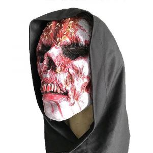 Masques Et Costumes D'halloween Pour Une F&ecirc;te D'horreur Avec Des Zombies Diaboliques, Masques En Latex Pour Une Soir&eacute;e Carnaval, Des Masques Effrayants, Des Masques De Cr&acirc;ne Et De Zombies Ensanglant&eacute;s. - Neuf