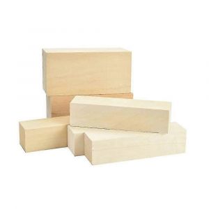 Tilleul Sculpture Bois Ébauches Naturelles Bois De Balsa Pour La Sculpture Blocs De Bois Non Traité Bloc De Sculpture Ébauches Pour L'artisanat - Neuf