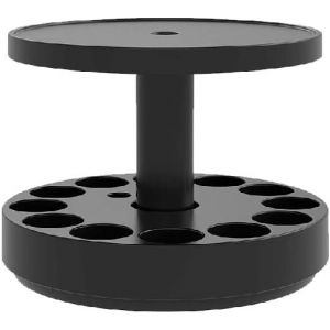 Support Diffuseur D'Huiles Essentielles,Organiseur Pour Essences Et Humidificateur,Base Rotative Avec Capacit&eacute; Pour 12 Essences Et Diffuseur De N'Importe Quelle Taille (Noir) - Neuf