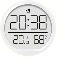 KAL-Réveil Numérique Lcd Avec Température Et Humidité, Petit Design Magnétique, 3 Types De Placement, Calendrier 12/24 Heures Pour La Maison, La Cuisine, Le Bureau, Les Étudiants - Neuf