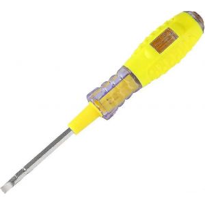 Testeur de tension de zone Tournevis Outil de test de circuit de testeur de tension sans contact (jaune) (1pcs) - Neuf