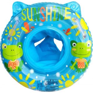 Anneau De Bain Gonflable Pour B&eacute;b&eacute; Avec Si&egrave;ge, 0-36 Mois, Mat&eacute;riau Souple Et S&eacute;curis&eacute;, Poign&eacute;es Doubles Pour Stabilit&eacute;, Id&eacute;al Pour Piscine Ou Baignoire - Neuf
