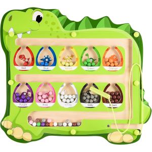 ERYI-Dinosaure Jouet Enfant 2 3 4 Ans, Dinausore Labyrinthe Magnetique Jouet Garcon 2 3 4 Ans Jeux Montessori 2-4 Ans Cadeau Garcon2-4 Ans Jeux Educatif 2-4 Ans Jeux Magnetique Enfant 2-4 Ans - Neuf