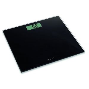 Pèse Personne Electronique/Balance De Salle De Bain Numérique/Balance Digitale - Ultra Slim (Fin) 1,7 Cm D'épaisseur -150 Kg / 330 Lb - Plate-Forme De Verre (Couleur : Noir) - Neuf