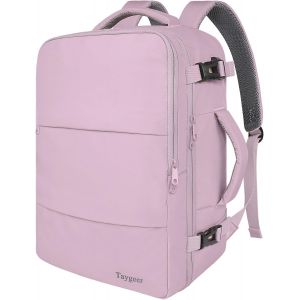 KALANKA-Sac à Dos de Voyage par la pour Femme et Fille, Sac à Dos d'école Mignon avec Compartiment pour Ordinateur Portable de 15,6` et Port de Charge USB, Étudiants et Femmes, Violet - Neuf