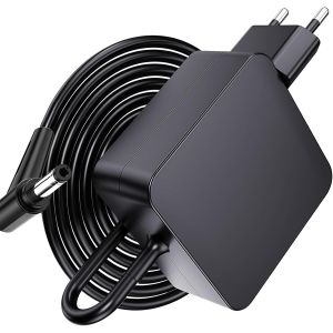 65W Chargeur Ordinateur Portable 40*17mm interface, Compatible avec Lenovo Ideapad 3/5/S145/S340/S540/330s/330/320s/320/310/310s/1/S130/L340/C340 Yoga S&eacute;rie, ADL45WCG ADLX65CLGE2A PC Adaptateur - Neuf