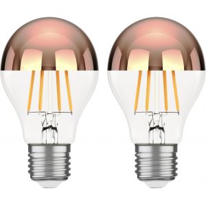Ampoule Led E27, G125, Blanc Chaud (2700 K), 6,7 W, 660lm, Miroir De Tête (Noir) - Neuf