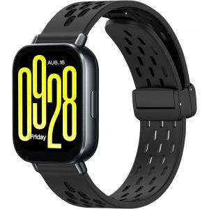 Magnétique Silicone Bracelets Pour Xiaomi Watch S4/S4 Sport,Silicone Remplacement Bracelet Respirant Souple Sport Pour Redmi Watch 5 Active/5 Lite.[H319] - Neuf