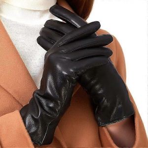Les Femmes De Luxe Italien Doux Gants En Cuir D'origine En Peau De Mouton, Cachemire Doubl&eacute;, Temps Froid, Taille M-Xl - Neuf