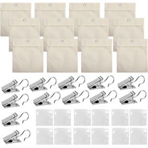 Ulteronixshop-Lot De 12 Poids De Rideaux D'ext&eacute;rieur Portables Avec Clips Et Sacs Scell&eacute;s Pour Pergola, Rideaux, Tentes De Jardin, Nappes - Neuf