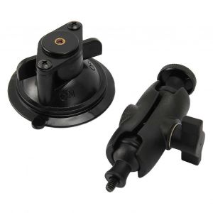 Support de caméra à ventouse Filetage 1/4 pouce Rotation à 360 degrés Pare-brise de voiture Tableau de bord Support de caméra pour Insta360 pour l'action DJI - Neuf