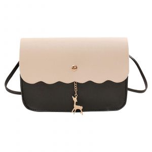 Petit Sac &agrave; main pour les Femmes, les Filles de la Mode de Motif de Dentelle Cerf de T&eacute;l&eacute;phone Cellulaire Sac de Sac &agrave; main Bag, noir Taille unique Noir - Neuf