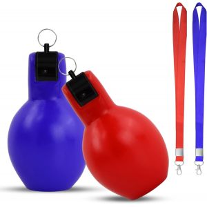 2pièces Sifflet À Main Arbitre Hygiène,Hygienic Sports Whistle,Sport Sifflet De Enfant Entraîneur,Siffletpoire Professionnel,Sifflets Pression,Sifflet Bruyant Pour Basketball Football - Neuf