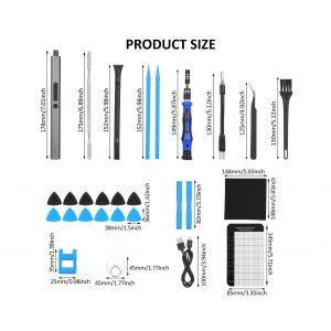 Jeu de tournevis &eacute;lectrique sans fil au lithium avec 152 embouts et accessoires - Neuf