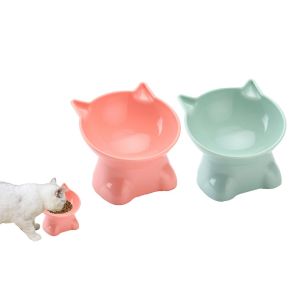 Lot De 2 Gamelles Sur&eacute;lev&eacute;es Pour Chats Et Chiens - Gamelles En C&eacute;ramique Pour Chats Et Chiots - Neuf