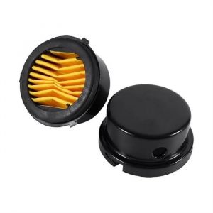 Filtre à air, Fil noir de silencieux de silencieux de filtre d'admission de compresseur d'air en métal noir 3-8 16MM-XIU - Neuf