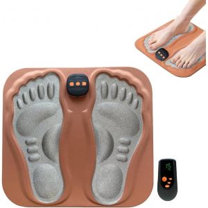 Tapis Massage Pieds &Eacute;lectrique Portable Usb Avec T&eacute;lecommande 6 Modes 15 Intensit&eacute;s Pour Apaiser Les Douleurs - Neuf