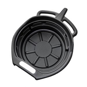 Carter d'huile Pour la vidange d'Huile, 50x38x13 Cm, Noir Moteur de Vidange d'Huile de la Po&ecirc;le, de l'Automobile de Voiture Et de Camion Contenant d'Huile - Neuf