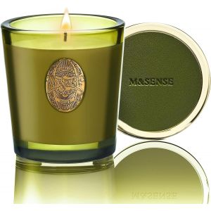 Bougie Parfum&eacute;e Bois de Santal Jasmin,260g Bougie Parfum&eacute;e en Pot Bougie de Soja Naturelle,50 Heures de Combustion,Cadeaux Bougies Cadeau Anniversaire Pour Femmes & Hommes - Neuf