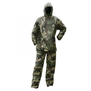 Ensemble De Pluie Imperméable Polyester Camo Ce M À 3xl - Neuf