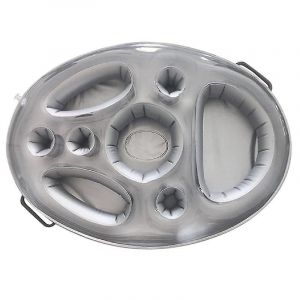 Porte-Gobelet Gonflable Flottant, Porte-Boissons Et Collations Pour Bar De Piscine, Sous-Verre Grande Capacité, Porte-Gobelet Gonflable Flottant Pour Fête De Piscine D'été - Neuf
