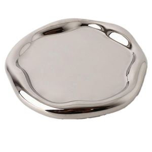 Plateau De Rangement Pour Bijoux,Plateau De Rangement L&eacute;ger Et Luxueux En C&eacute;ramique,Plateau De Pr&eacute;sentation Pour Collations,D&eacute;coration Moderne - Neuf