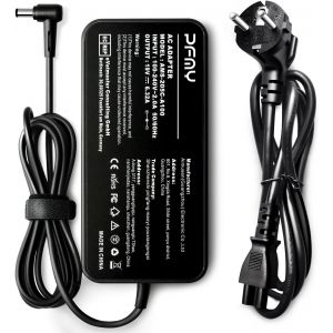 Alimentation Ordinateur Portable Chargeur Adaptateur Secteur 19V 6.32A Compatible pour ASUS A73 A73E A73S F75A F75V F75VD N193 V85 N55S A56 G58J G550J N750J W518L MSI GX660R GX740 CX62 GE62 GE72 - Neuf