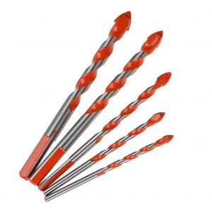 Lot de 5 forets multifonctions en alliage a poignee triangulaire pour perceuse electrique manuelle de 4 a 10 mm - Neuf