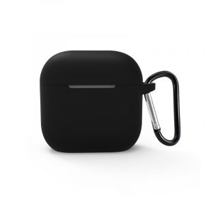 &Eacute;tui de protection en silicone pour AirPods Le noir Apple AirPods 4 - Neuf