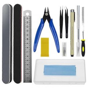 Gundam Modeler Outil de base pour l'assemblage de mod&egrave;les de base R&eacute;paration de b&acirc;timents 13pcs - Neuf