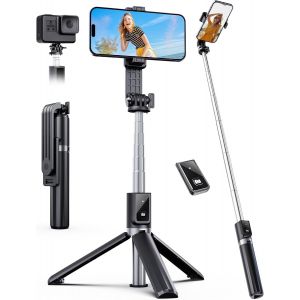 KALANKA-Perche a Selfie Tr&eacute;Pied Smartphone avec T&eacute;L&eacute;Commande, Portable Mini Tr&eacute;pieds106cm, Perche A Selfie Tr&eacute;Pied Support T&eacute;L&eacute;Phone - Neuf