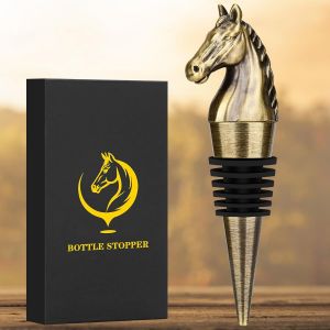 Mevronisshop-Bouchon Bouteille Vin De Cheval, Cadeau Cheval, Id&eacute;e Cadeau Chevaux Homme Femme, &Eacute;conomiseur Vin, Champagne, Cadeau Noel Cadeau Anniversaire Pour Lui Papa Petit Ami Mari Grand-P&egrave;re - Neuf