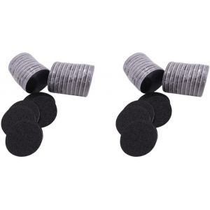 Checarzhn--No1-Lot De 120 Disques De Rechange En Papier De Verre De Sable Pour Enlever Les Callosités - Outils De Fichier De Pédicure - Accessoires Pour Fichier Électrique - Neuf