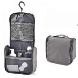 Pliable Transparent Suspendu Trousse de toilette de voyage Organisateur cosm&eacute;tique Rangement Kit de lavage du visage Voyage Portable Grand sac noir - Neuf