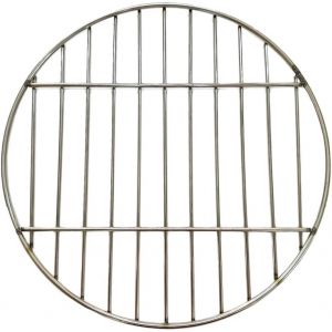 Grille de Barbecue Ronde &Oslash; 38 cm, Acier Inoxydable Grille de Refroidissement pour Barbecue Remplacement de Grille de Barbecue Grille de Grillage pour Camping, Facile &agrave; Nettoyer - Neuf