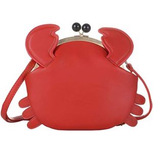 Sac &agrave; bandouli&egrave;re personnalis&eacute; pour femme,sac &agrave; bandouli&egrave;re en forme de crabe,sac &agrave; bandouli&egrave;re pour dames de style animal,sac &agrave; main pour dames - Neuf