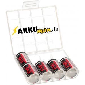 5 x Pile Eve Lithium 3,6 V ER14250 1/2 AA ER 14250 + Bo&icirc;te - Neuf
