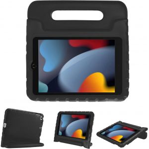 LORANKA-Coque Enfant pour iPad 9/iPad 8/iPad 7(iPad 10.2""), iPad Air 3 et iPad Pro 2(iPad 10.5""), &Eacute;tui Housse de Protection Antichoc, Tr&egrave;s R&eacute;sistante en Silicone-Noir - Neuf