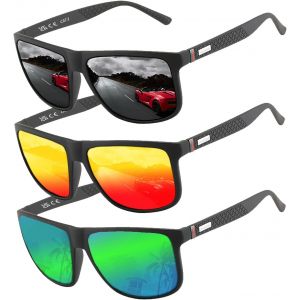 Lunettes De Soleil Polarisées Pour Hommes Et Femmes; Cadres Vintage / Classiques / Élégants; Objectifs Haute Définition; Golf / Conduite / Pêche / Sports De Plein Air / Lunettes De Soleil Tendance - Neuf