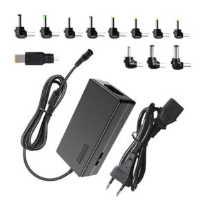 Chargeur universel 96 W, 12 adaptateurs, bloc d'alimentation multifonction réglable - Neuf