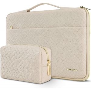 acdsgd-Pochette Ordinateur 16 Pouces Sacs et Housses pour Ordinateur Portable de Protection,Imperm&eacute;able Ordi Sacoche PC Portable 16 Pouces pour HP ASUS Dell XPS Laptop Notebook,Beige - Neuf