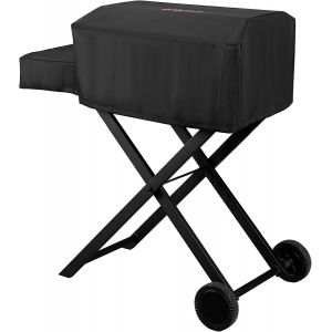 Ulteronixshop-Onlyfire Housse de Barbecue pour Plancha &agrave; Gaz avec Chariot - Bache de Barbecue Exterieur pour Barbecue &agrave; Gaz Onlyfire 7047 et 7051 - Tissu Oxford 600D Imperm&eacute;able et R&eacute;sistant aux UV - Neuf