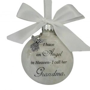 Ornements de Noël Plume Boule Ange Au Ciel Ornement Commémoratif - Neuf