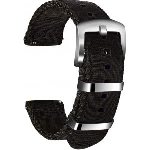 Kal-Nylon Bracelet Montre Haute Qualité Bracelet Montre Armée Militaire - 18mm, 20mm, 22mm, 24mm Montre Bracelet Avec Acier Inoxydable Boucle - Neuf
