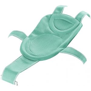 Bain Bébé D'insertion Baignoires - Siège Douche Nouveau-Né Maille Réglable Confortable Tout-Petits Accessoires Antidérapant Poche Plateau Vert Clair Tapis S'assoient Nouveau-Né - Neuf
