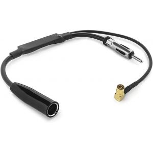 Auto Antennes Adaptateur sur Connecteur Din,Antenne Dab Splitter SMB Adaptateur DIN Adaptateur,Antenna Splitter DIN Mâle Autoradio Dab Antenne,pour Antenne Radio FM De Voiture - Neuf